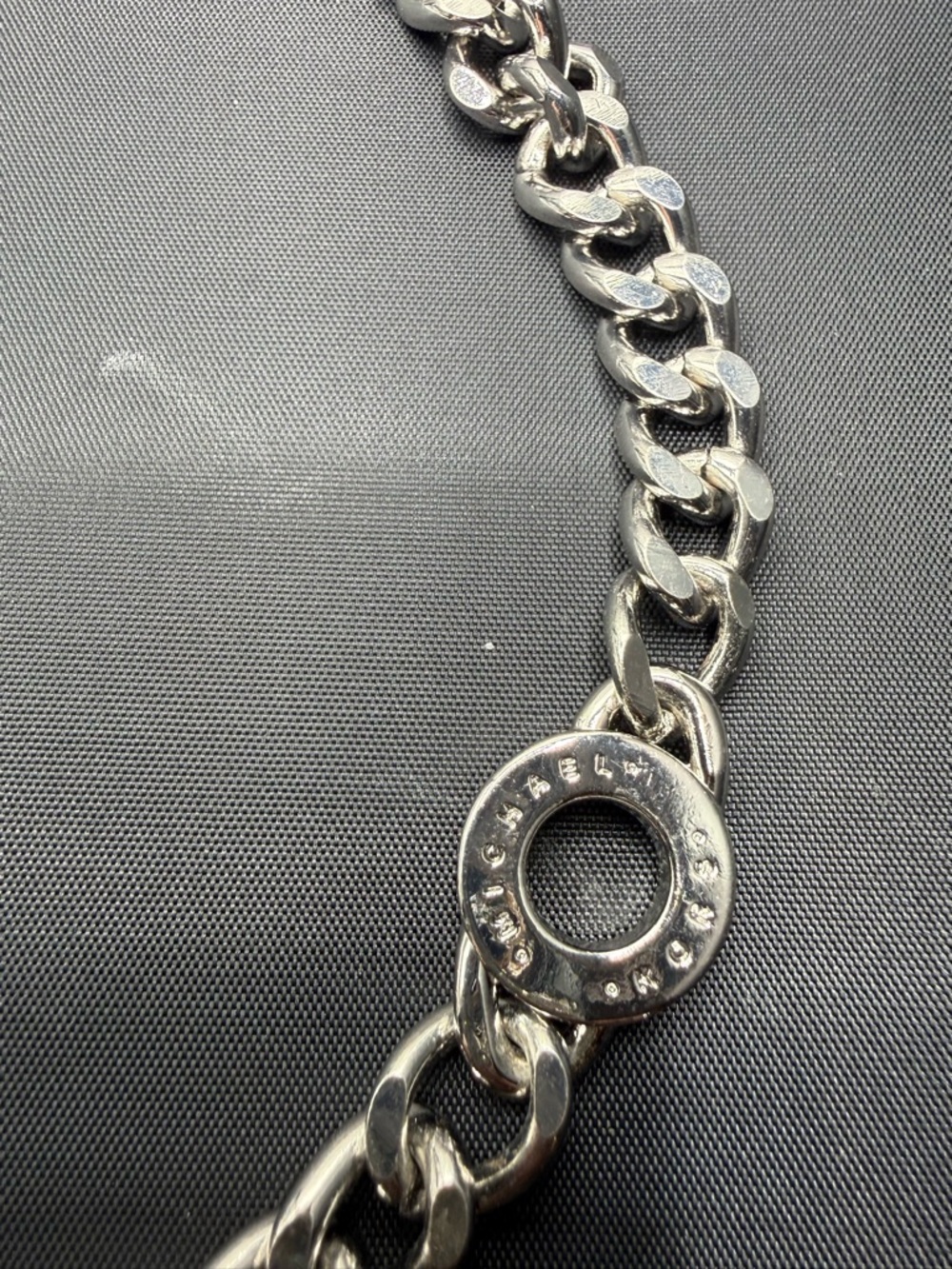 Michael Kors Silver Chain Belt with O-Ring Accents nwt - Picture 5 of 5